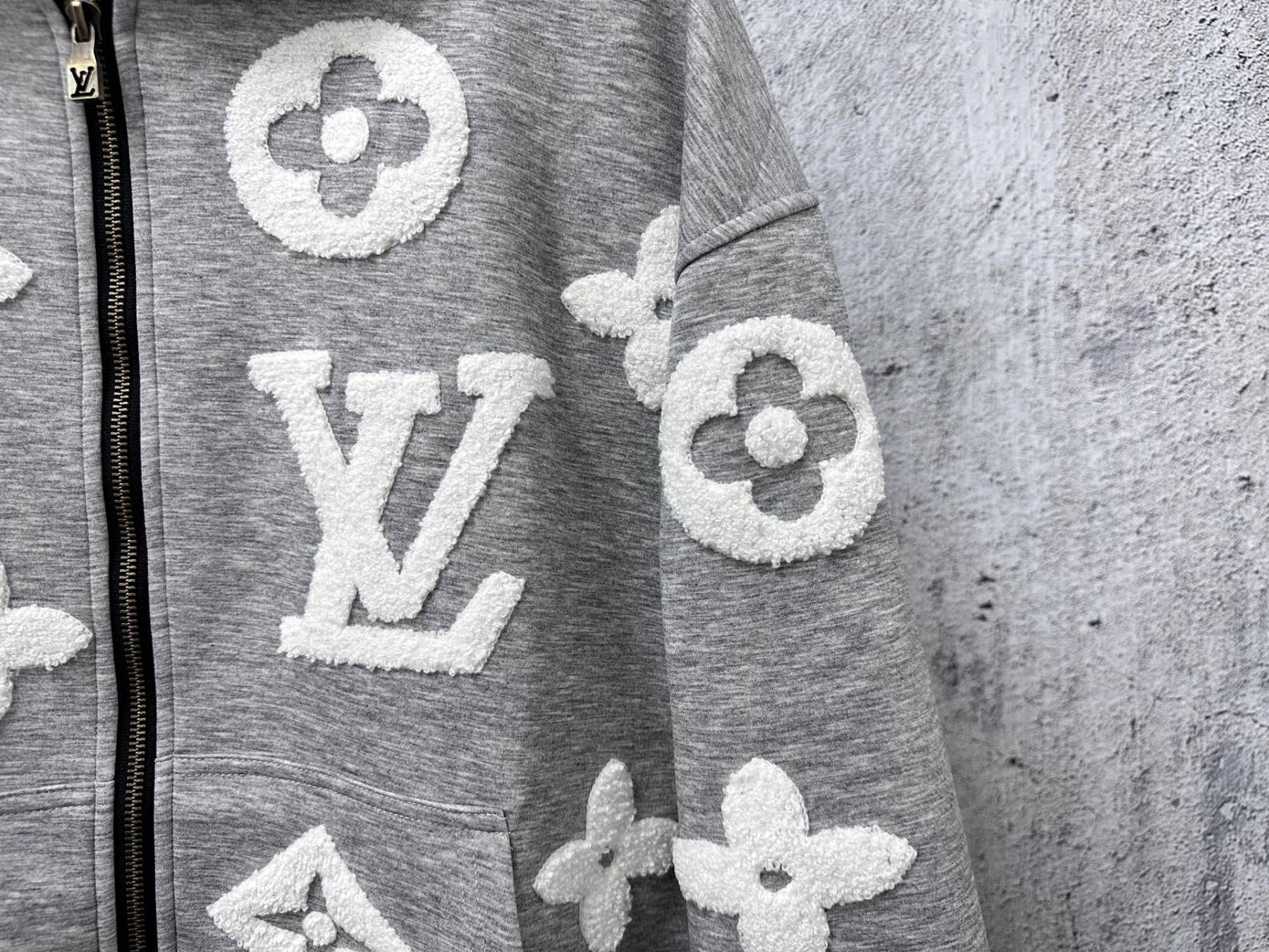 ルイ・ヴィトン「Louis Vuitton」フルジップパーカー ウールンジャケット