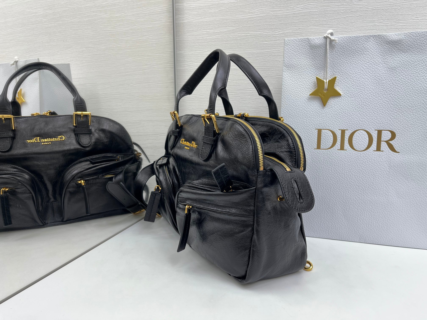 ディオール「Dior」Grand Tour ボウリングバッグ