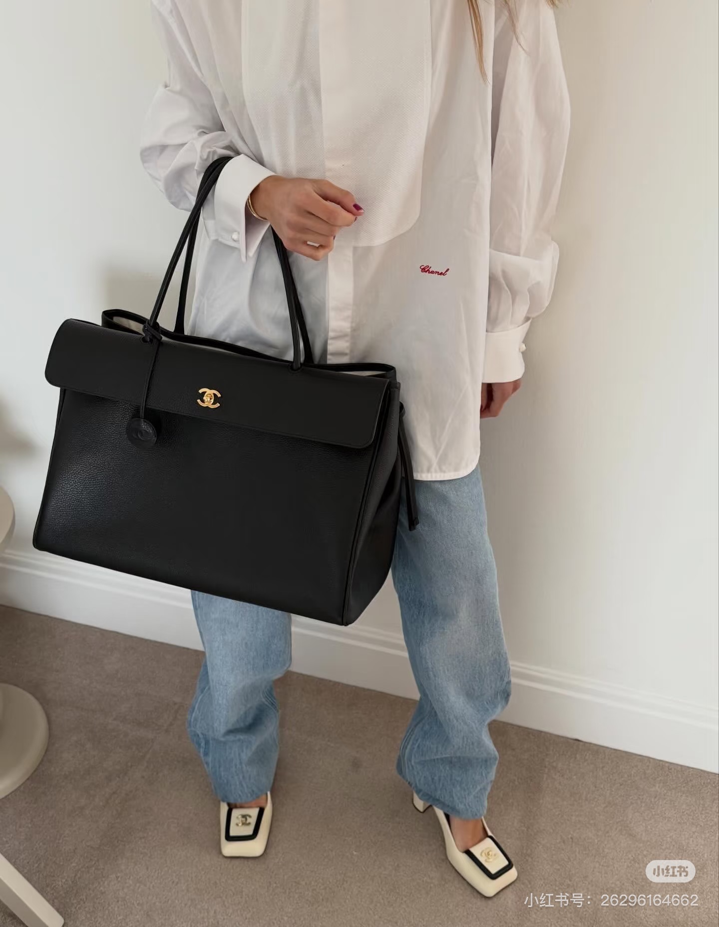シャネル「Chanel」シャネル 26S ショッピングトート / キャンバストートバッグ 