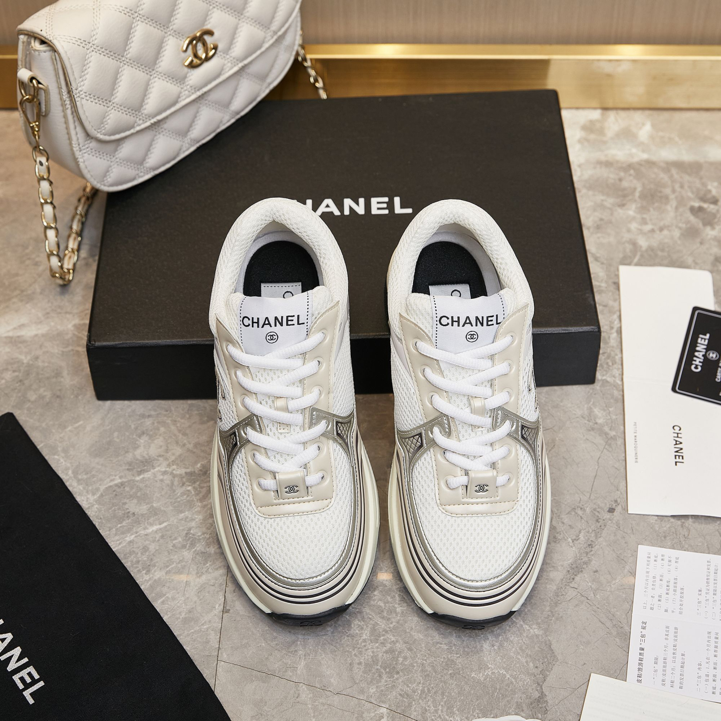 シャネル「Chanel」シャネル プレミアムカジュアルスニーカー/ レジャースニーカー