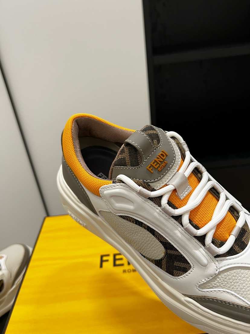 フェンディ「Fendi」フェンディ マッチ スニーカー / レザースニーカー