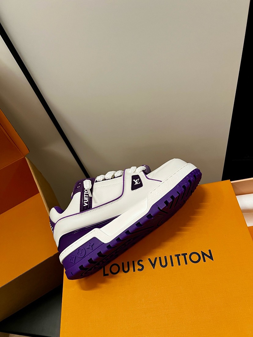 ルイ・ヴィトン「Louis Vuitton」ルイ・ヴィトン トレーナーマキシ スニーカー / レザースニーカー