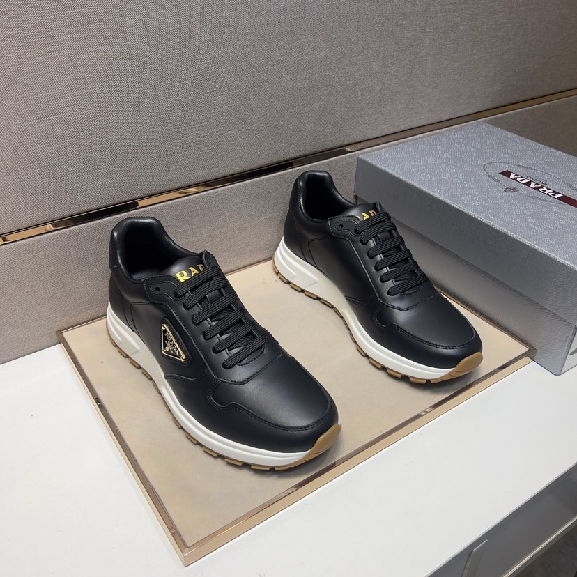 プラダ「Prada」プラダ プレミアムスニーカー (2026年春夏モデル) / レザースニーカー
