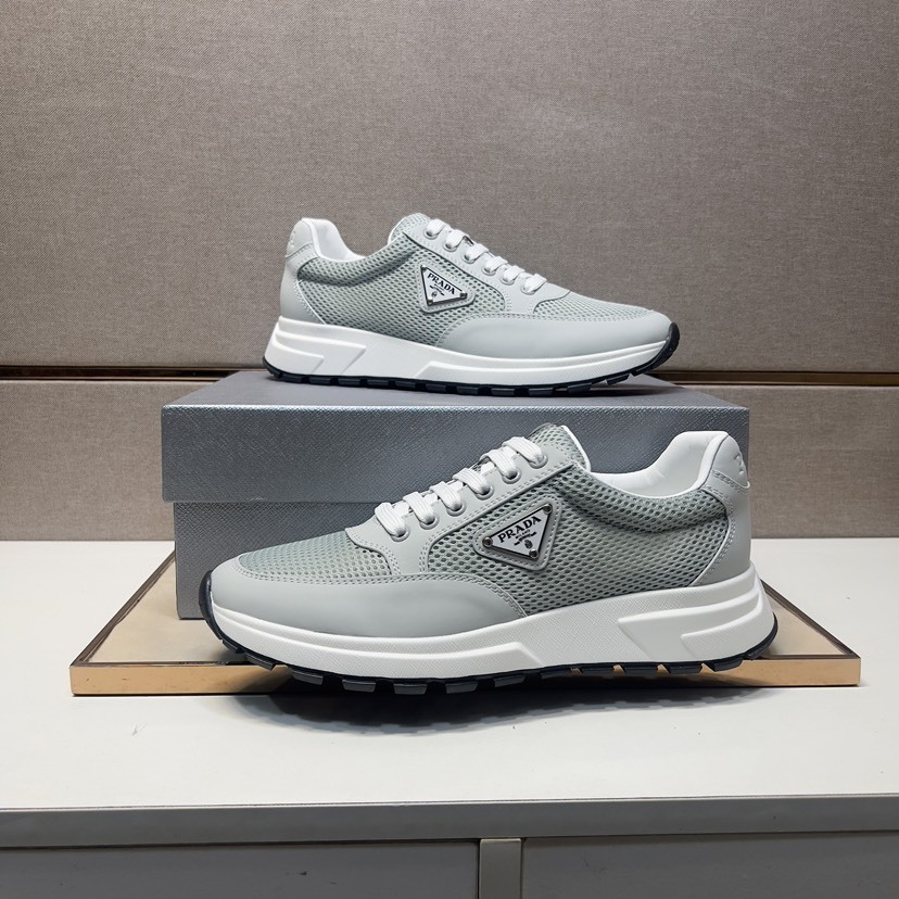 プラダ「Prada」プラダ プレミアムスニーカー (2026年春夏モデル) / レザースニーカー