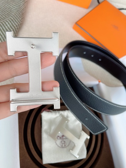 エルメス「Hermès」プレミアム トゴレザーベルト / ハイエンドウエストベルト38m