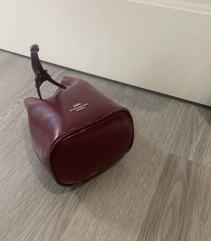 コーチ「Coach」ドローストリング ミニ バケットバッグ