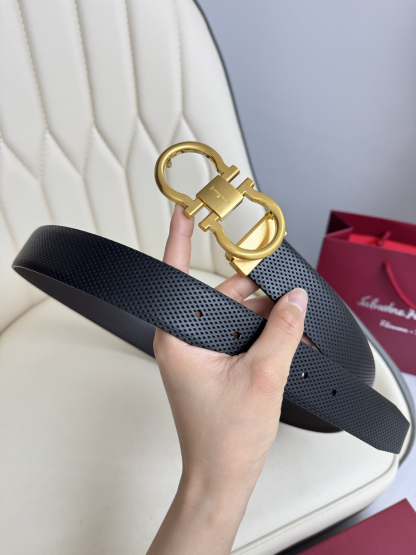 Ferragamoプレミアム トゴレザーベルト / ハイエンドウエストベルト