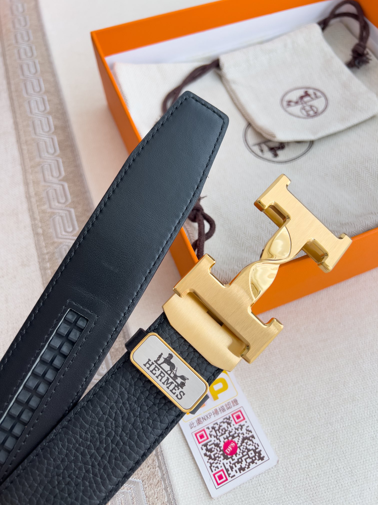 エルメス「Hermès」プレミアム トゴレザーベルト / ハイエンドウエストベルト