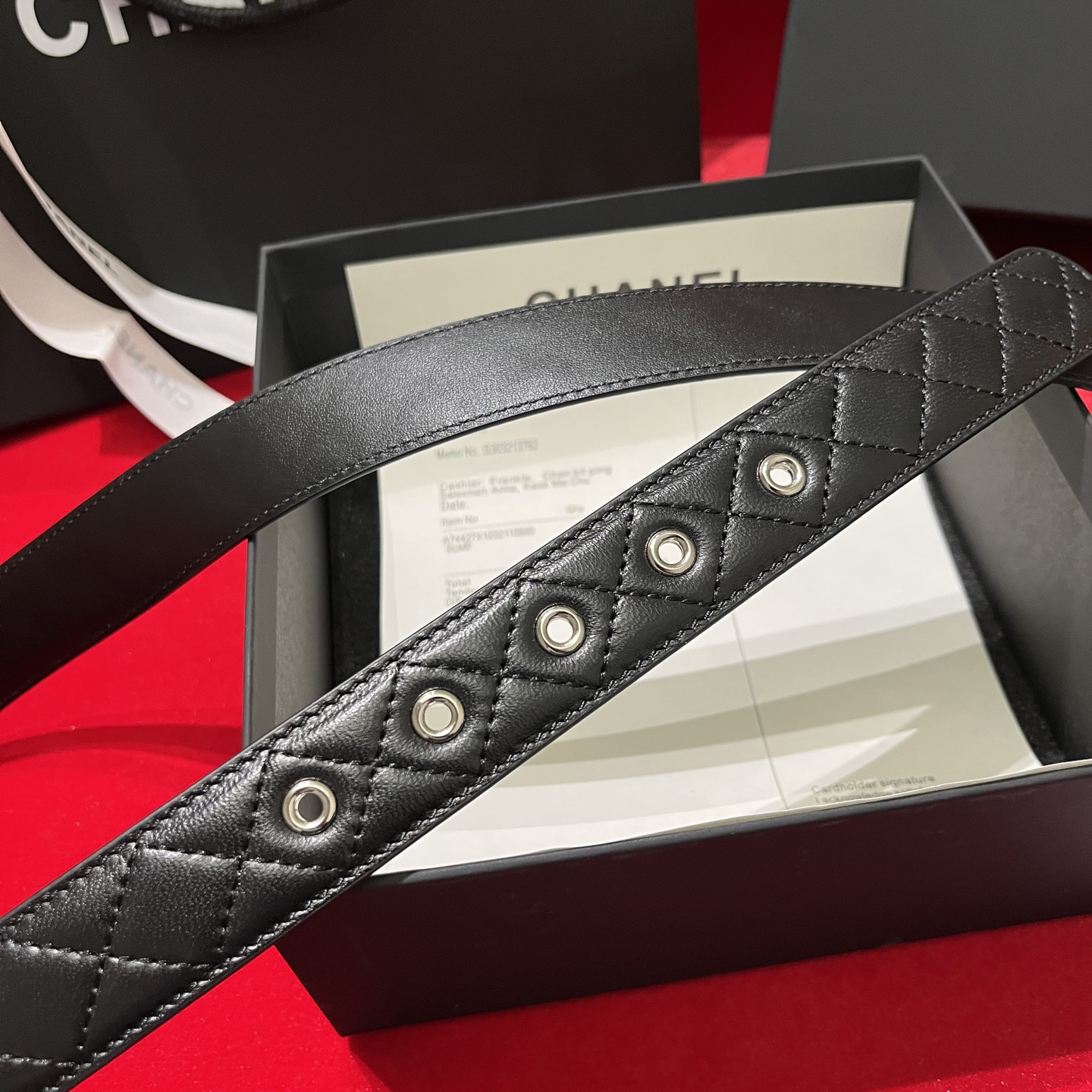 シャネル「Chanel」プレミアム トゴレザーベルト / ハイエンドウエストベルト