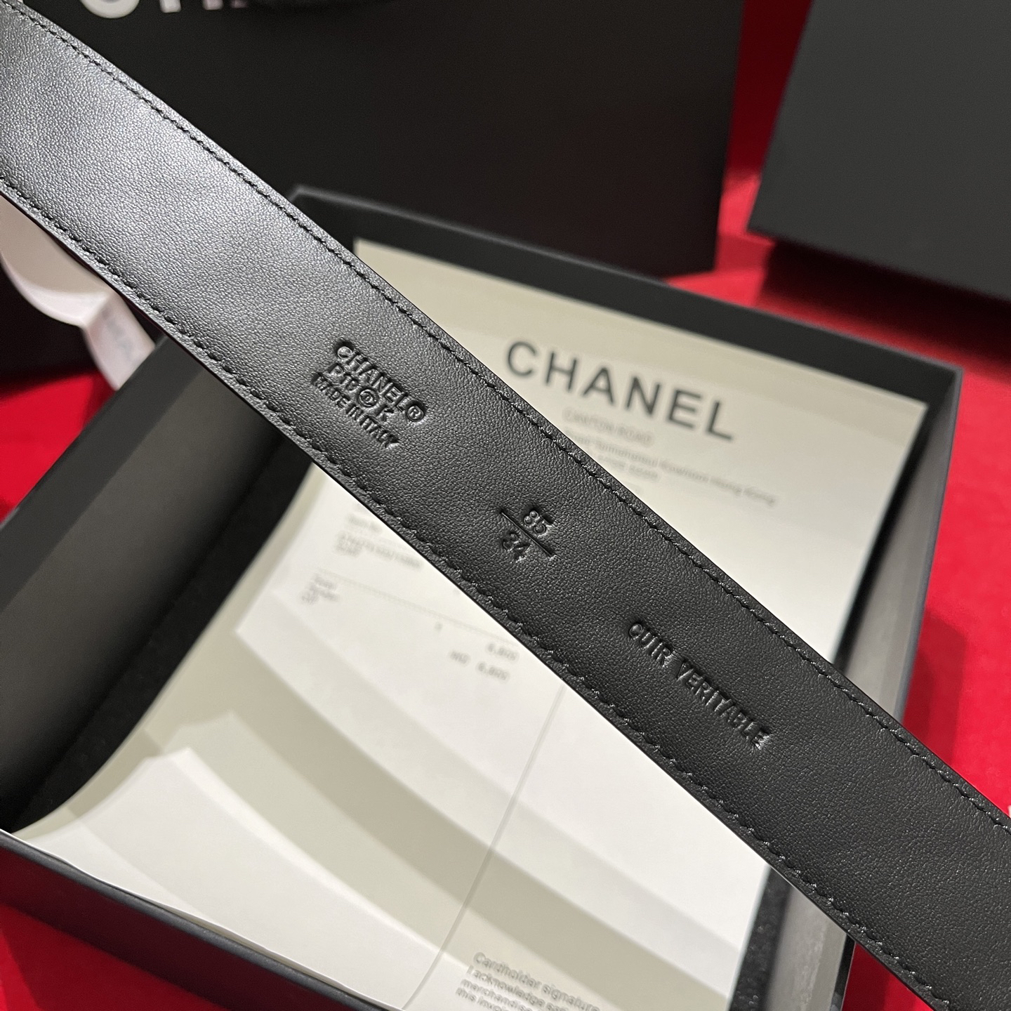 シャネル「Chanel」プレミアム トゴレザーベルト / ハイエンドウエストベルト