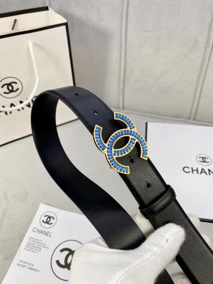 シャネル「Chanel」プレミアム トゴレザーベルト / ハイエンドウエストベルト
