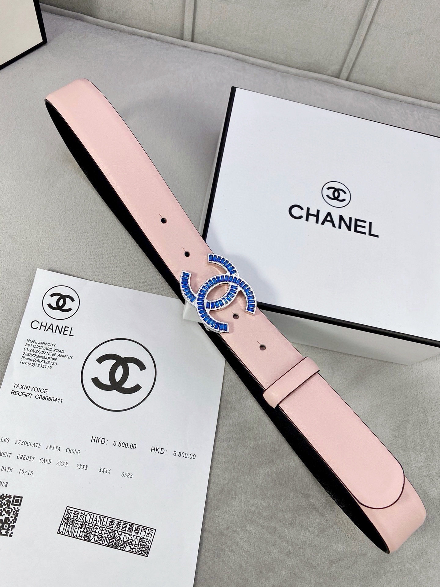 シャネル「Chanel」プレミアム トゴレザーベルト / ハイエンドウエストベルト