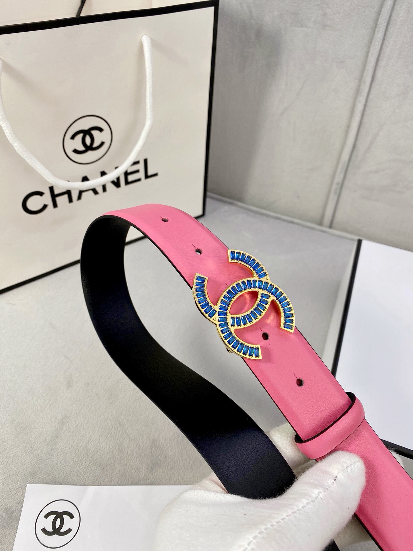 シャネル「Chanel」プレミアム トゴレザーベルト / ハイエンドウエストベルト