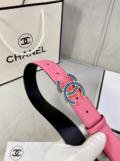 シャネル「Chanel」プレミアム トゴレザーベルト / ハイエンドウエストベルト
