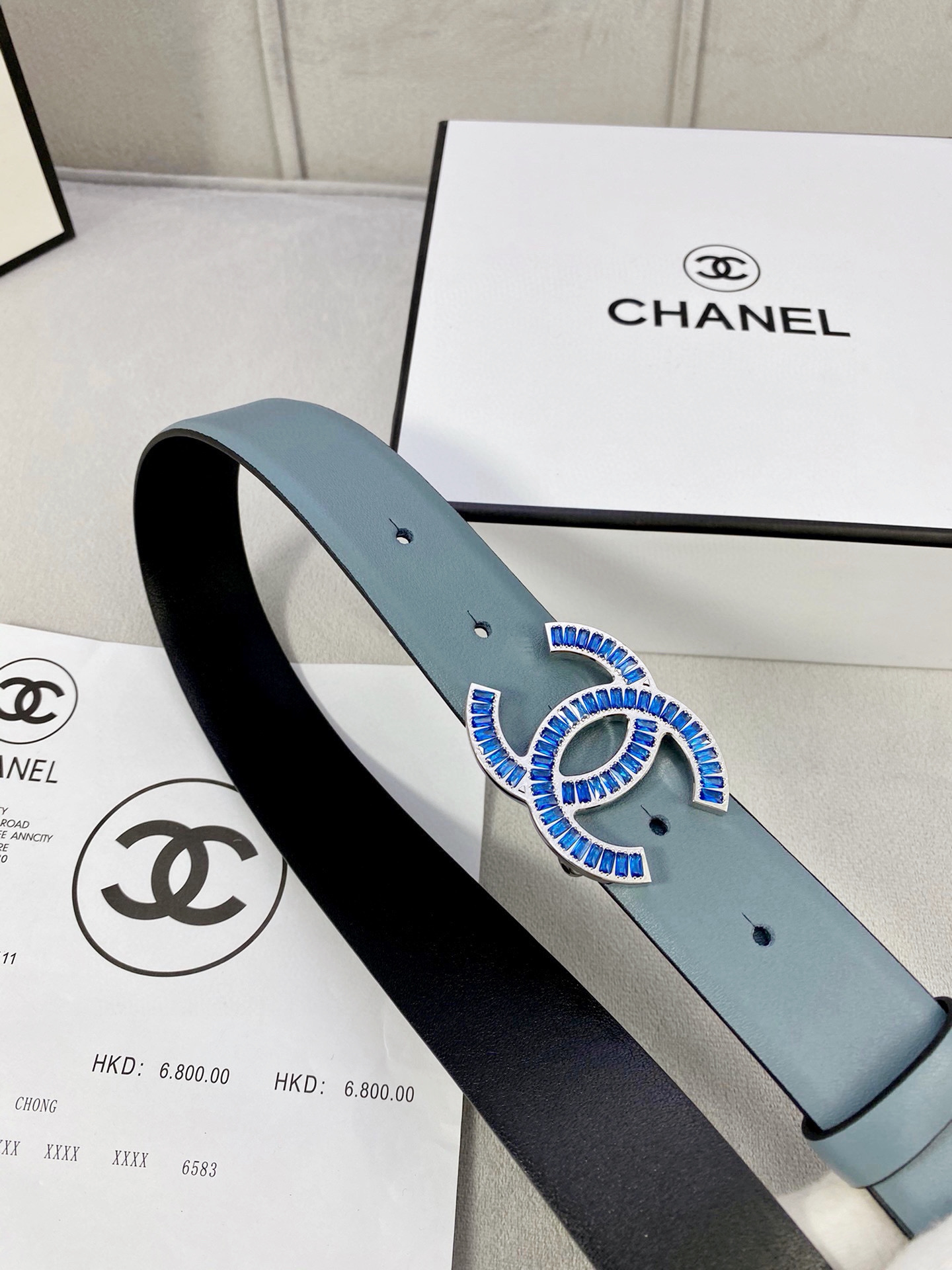 シャネル「Chanel」プレミアム トゴレザーベルト / ハイエンドウエストベルト