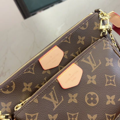 ルイ・ヴィトン「Louis Vuitton」ルイ・ヴィトン マルチポシェット アクセサリーズ 3点セット / ショルダーバッグ