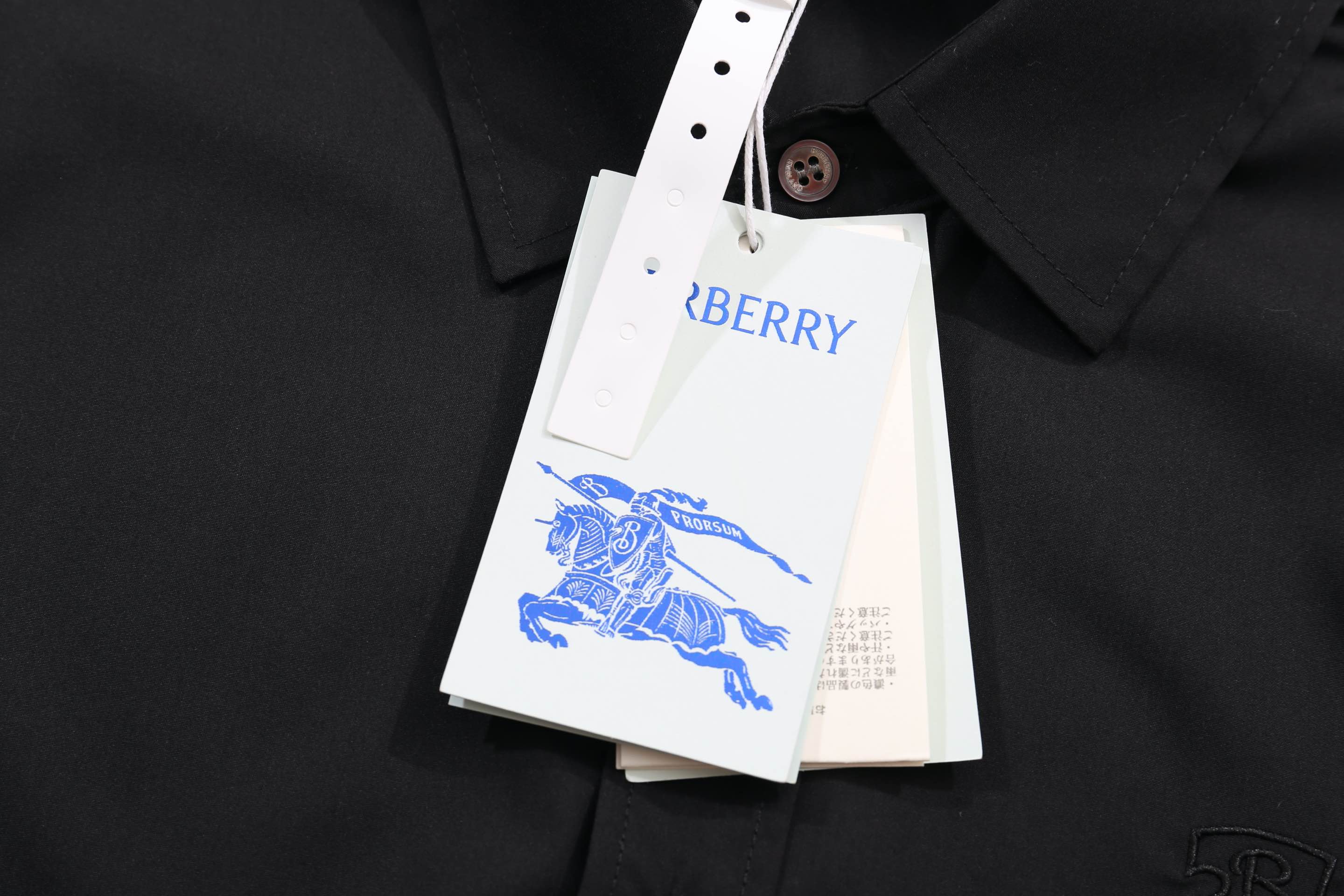 バーバリー「Burberry」バーバリー シールド刺繍シャツ / ロングスリーブシャツ