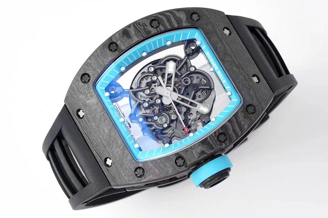 リシャール ミル「Richard Mille」RM055 NTPTカーボンファイバーケース＆ラバーストラップ メンズ腕時計