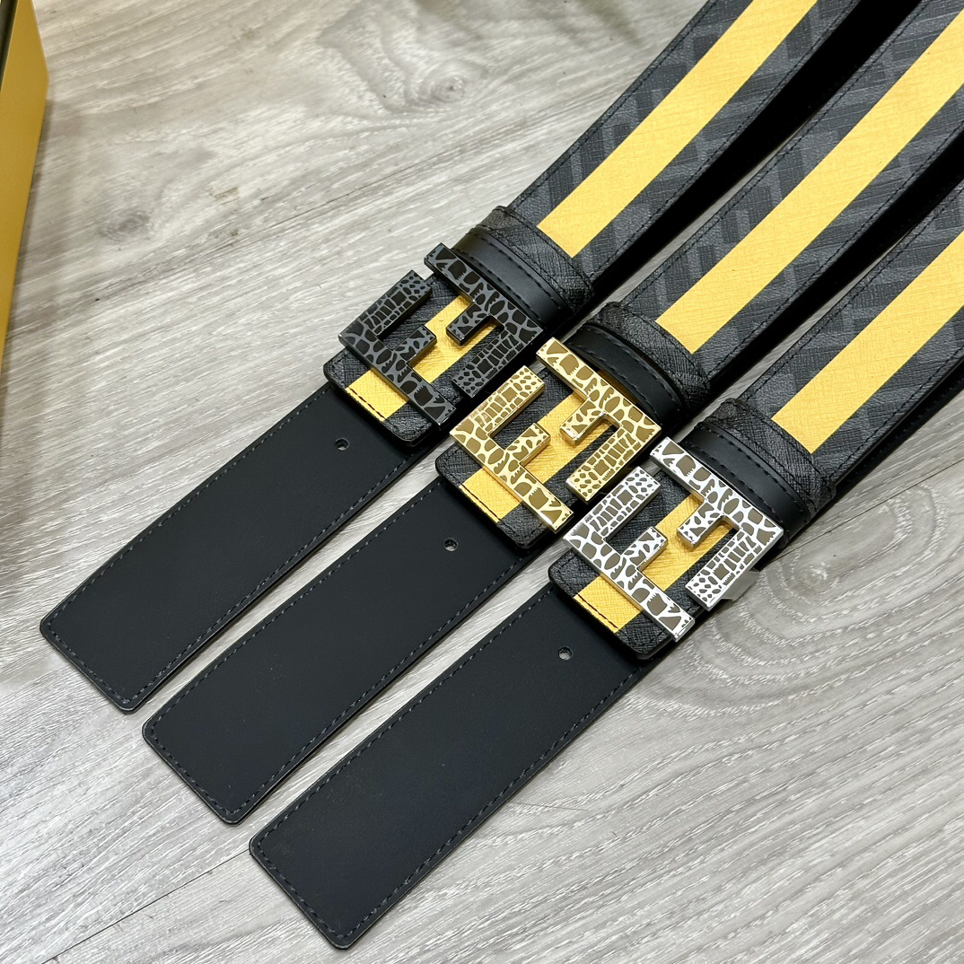 フェンディ「Fendi」FFベルト - リバーシブル フックベルト