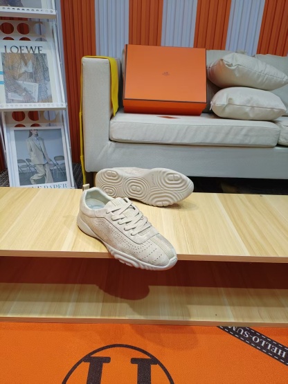 エルメス「Hermès」マスター レザースニーカー / カジュアルスニーカー