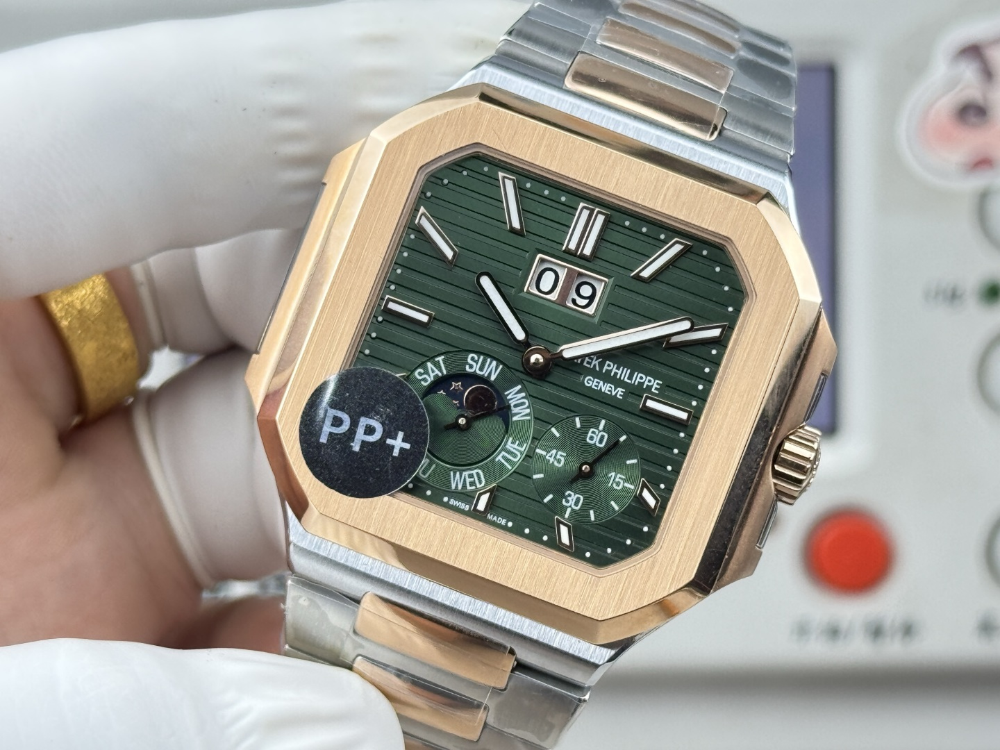 Patek Philippe パテック・フィリップ キュビトゥス スタイル グランドデイト・ムーンフェイズ / カスタムウォッチ