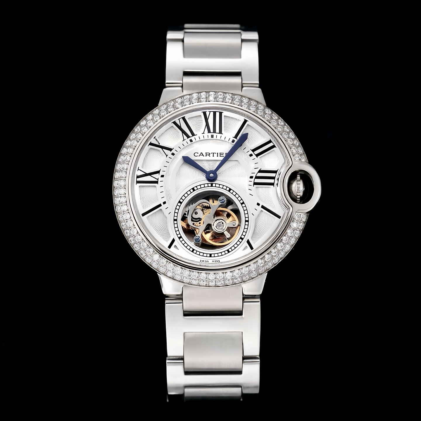 cartier カルティエ バロン ブルー トゥールビヨン / メンズ腕時計