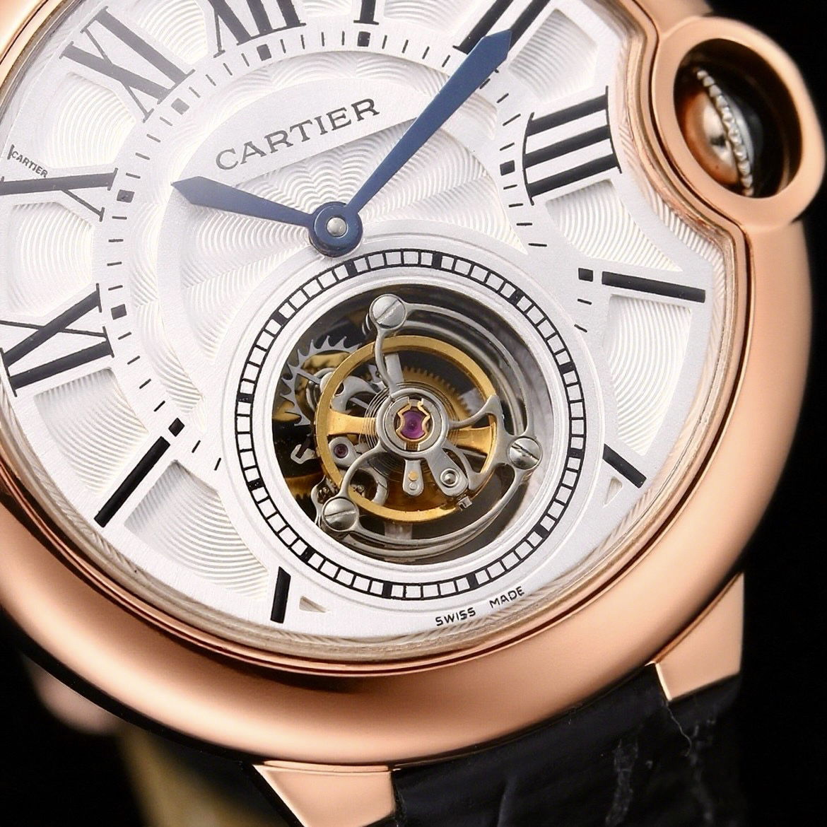 cartier カルティエ バロン ブルー トゥールビヨン / メンズ腕時計