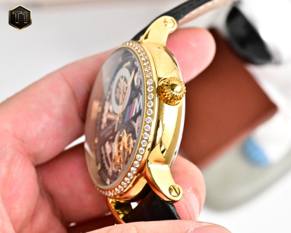 Patek Philippe パテック・フィリップ デザイン 大型テンプ メンズ オートマティックウォッチ / 機械式腕時計