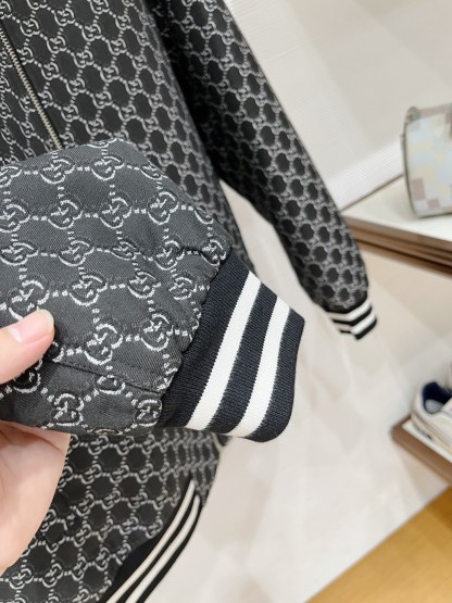 グッチ「Gucci」 オールオーバー ジャカード ベースボールジャケット / ブルゾン