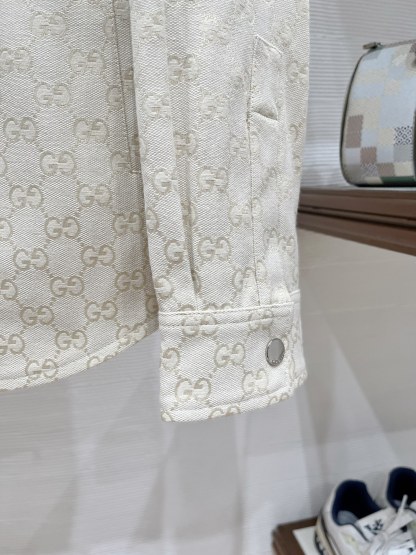 グッチ「Gucci」グッチ GGジャカード フリップカラー ジャケット / メンズ アウター