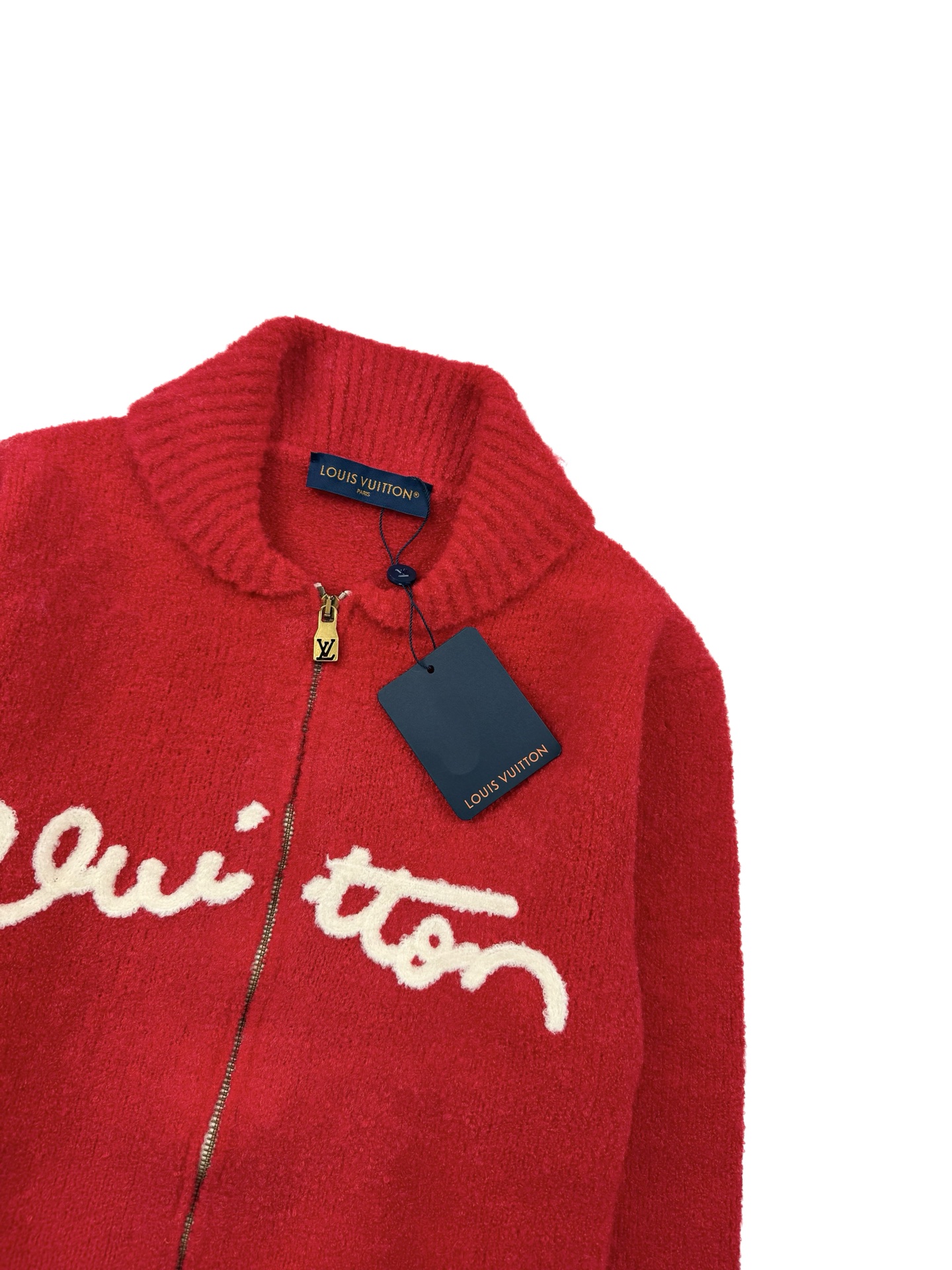 ルイ・ヴィトン「Louis Vuitton」ルイ・ヴィトン エンブロイダリー シグネチャー ジップブルゾン / メンズ ニットアウター