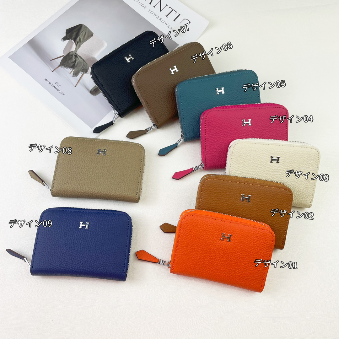 エルメス「Hermès」シルクイン コンパクトウォレット 9色