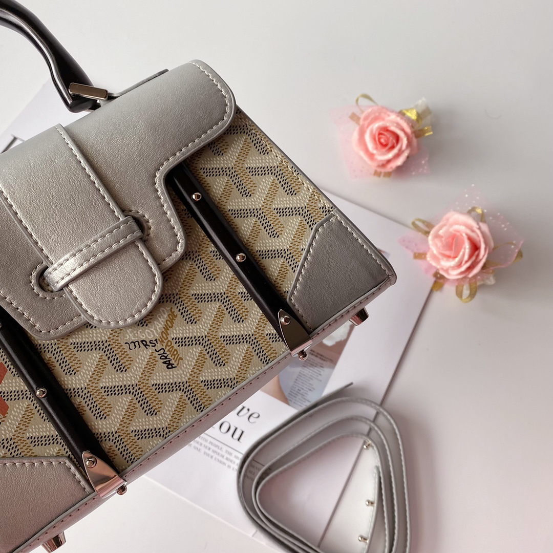 ゴヤール「Goyard」Saïgon Mini ハードケース ショルダーバッグ