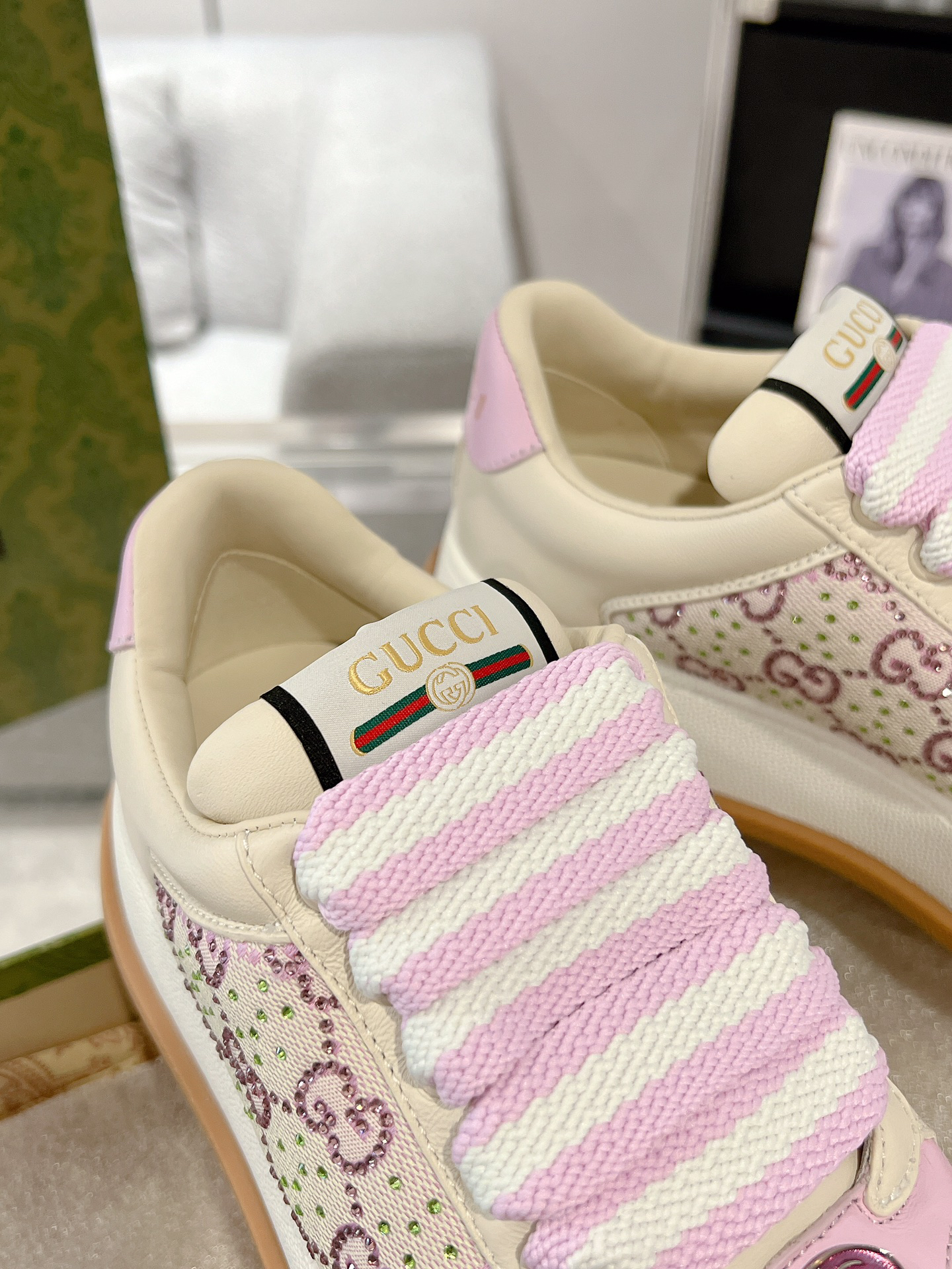 グッチ「Gucci」Screener スニーカー 2025年モデル 厚底ダーティシューズ