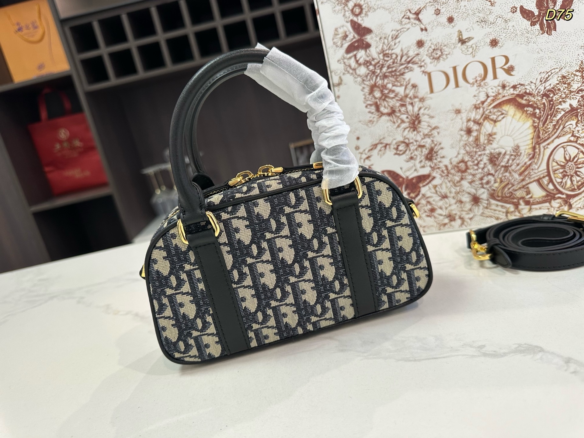 ディオール「Dior」Groove ボストンバッグ ショルダーバッグ