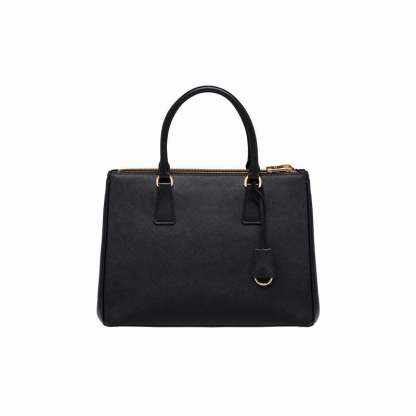 プラダ「Prada」レザー トップハンドルバッグ