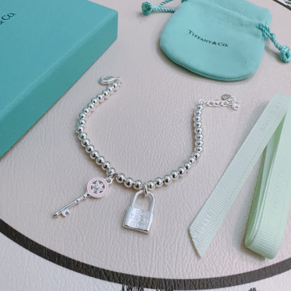 ティファニー「Tiffany & Co.」ポリッシュドシルバーリンク ブレスレット
