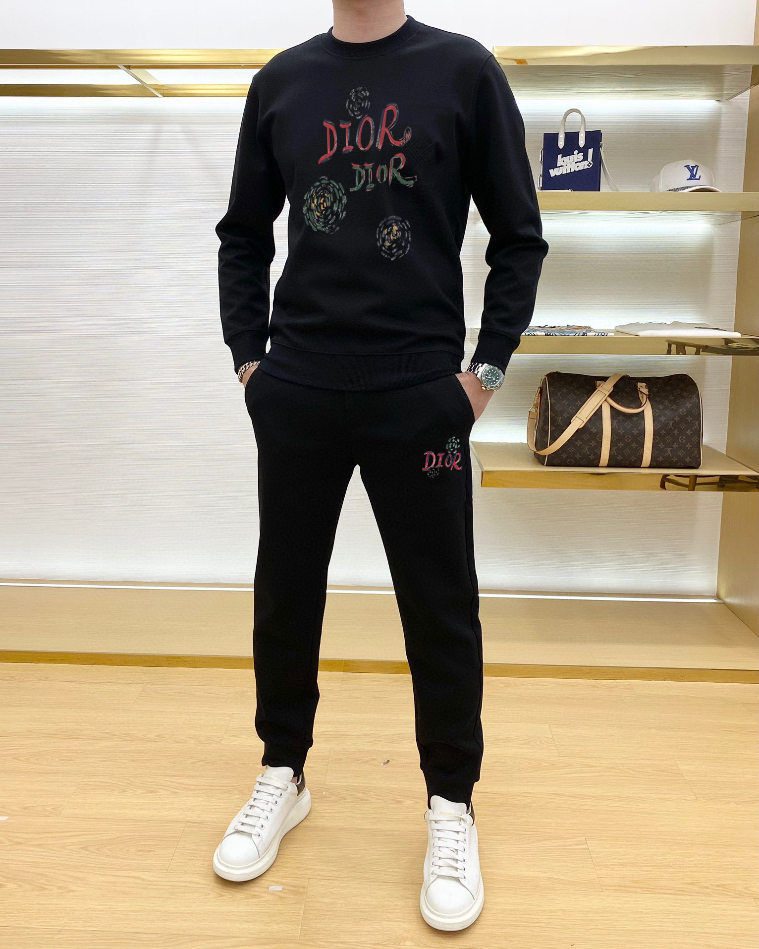 ディオール「Dior」秋冬 メンズ  カジュアルスポーツセット