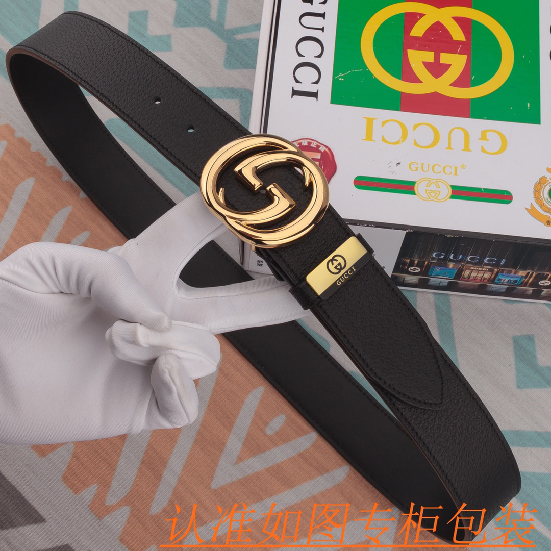 グッチ ファッションアイテム メンズ ベルト クラシックダブルGバックル