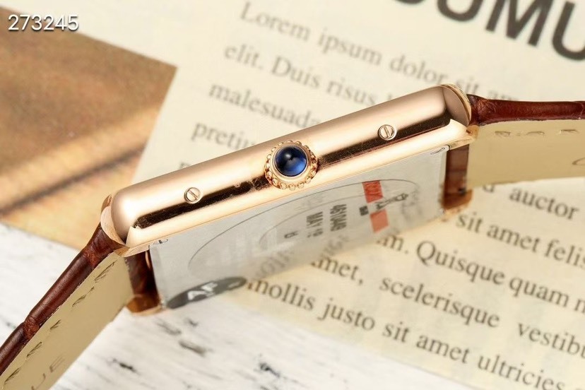 カルティエ［Cartier］タンク マスト ドゥ 自動巻き腕時計33.7mm x 25.5mm