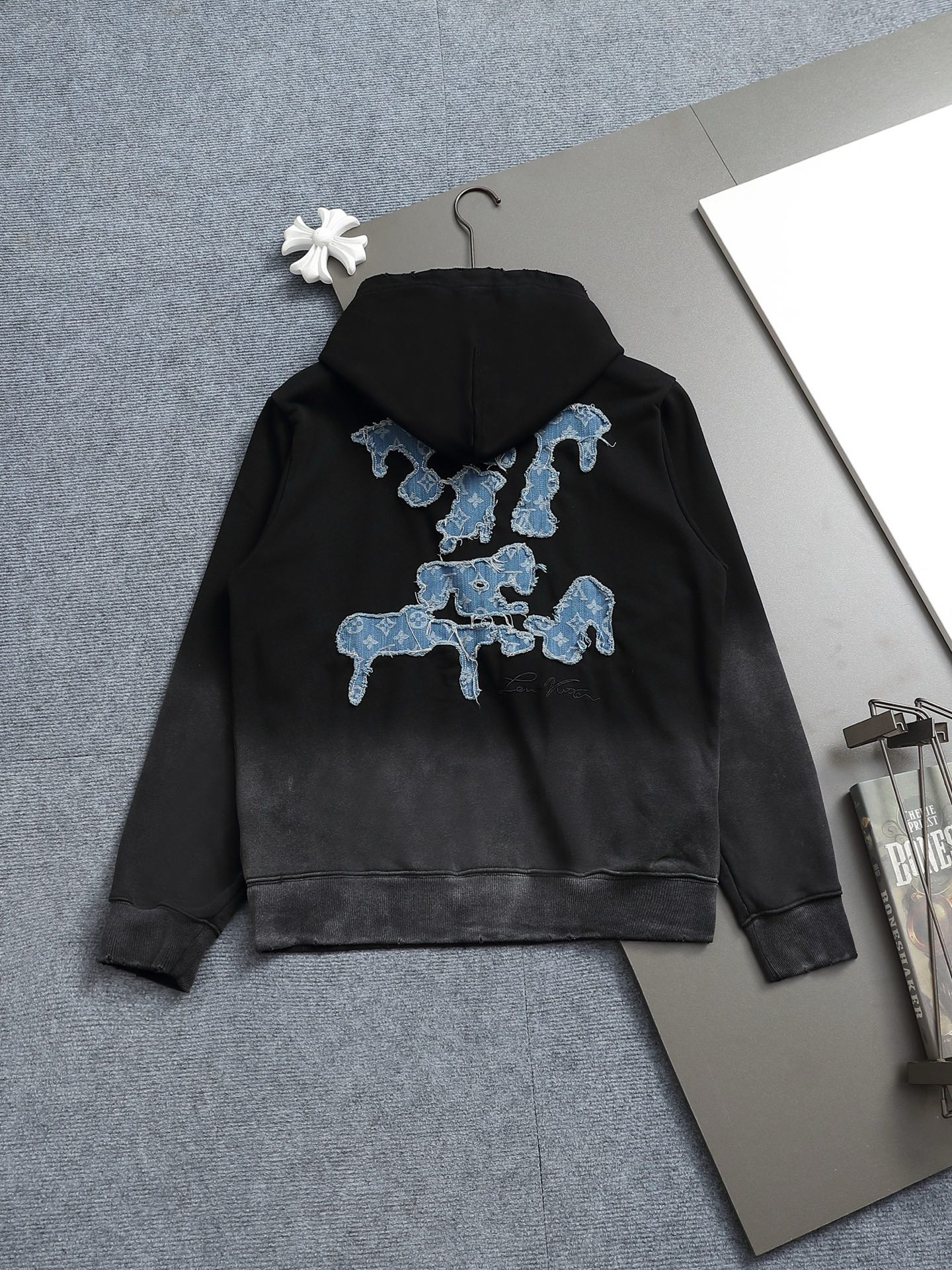 ルイ・ヴィトン「Louis Vuitton」フード付きコットンパーカー(ユニセックス)