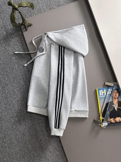 ルイ・ヴィトン「Louis Vuitton」メンズ フード付きコットンパーカー(ユニセックス)