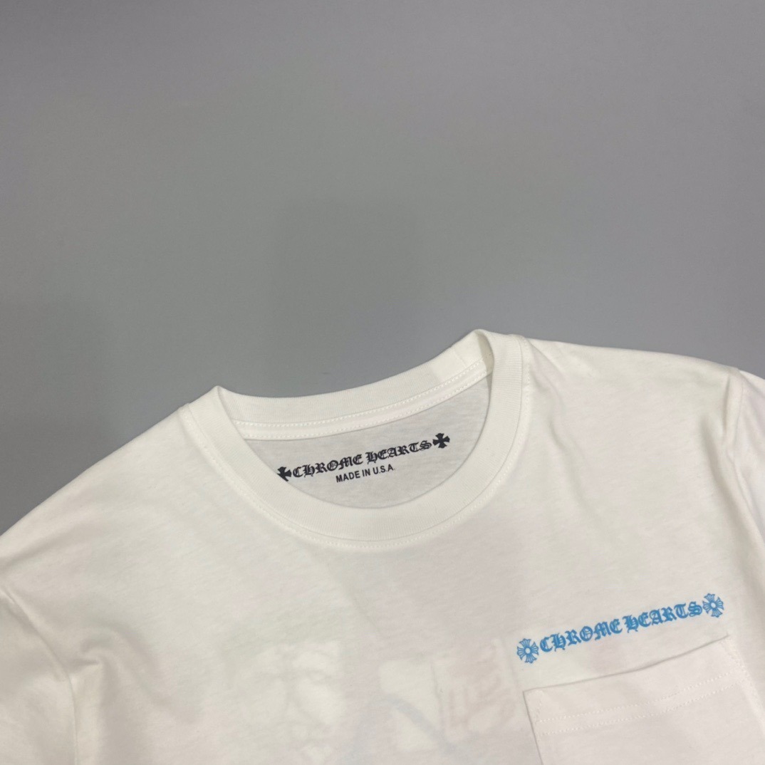 クロムハーツ「Chrome Hearts」キャラクター ジェルプリントTシャツ