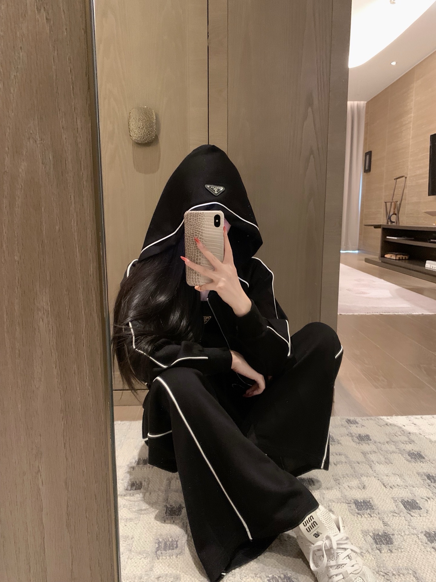 プラダ「Prada」レディース カジュアルスポーツセット【3点セット】