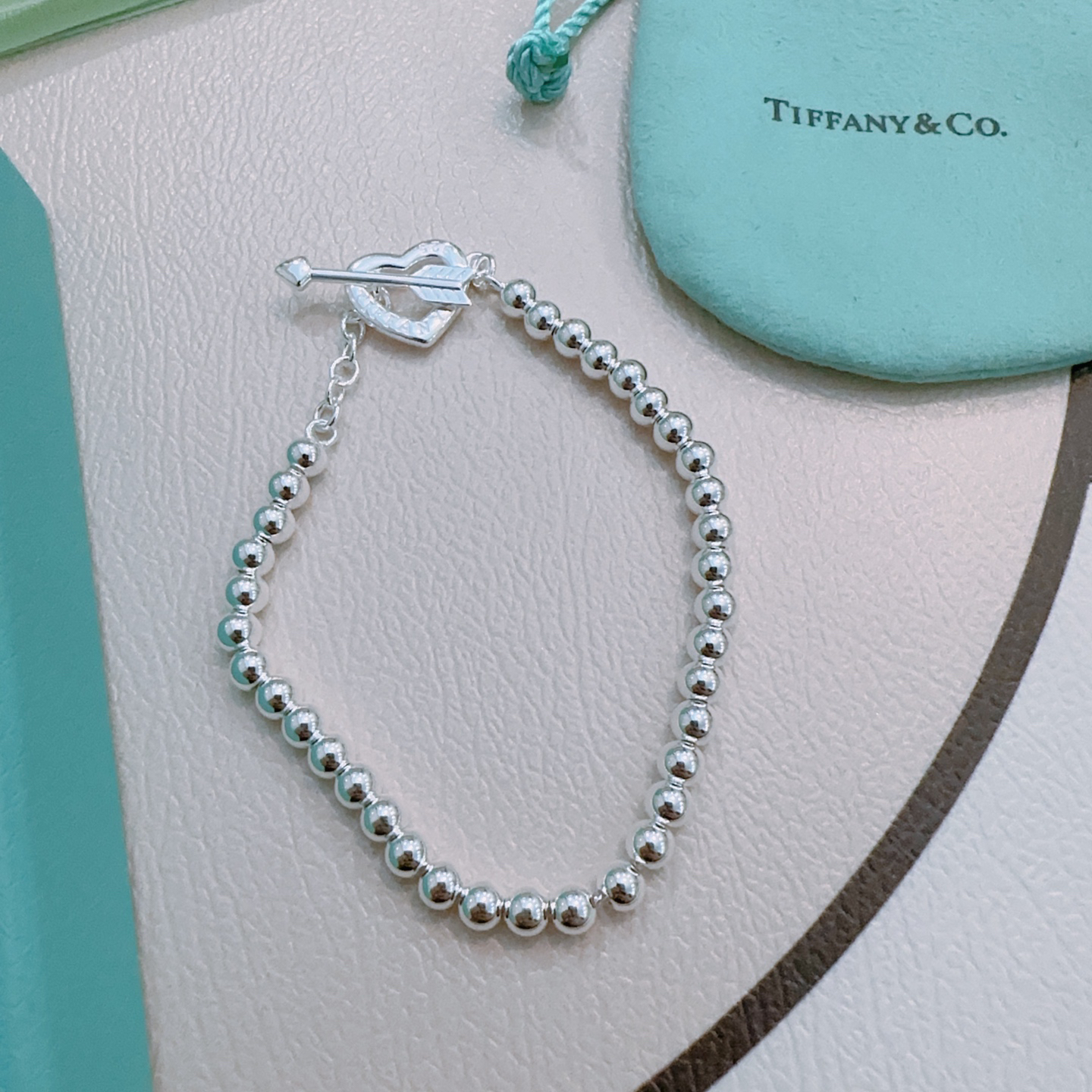 ティファニー「Tiffany & Co.」ポリッシュドシルバーリンク ブレスレット