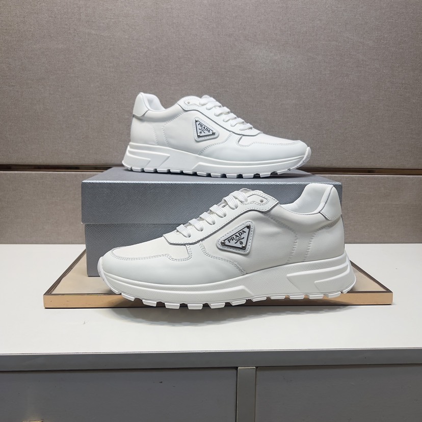 プラダ「Prada」プラダ プレミアムスニーカー (2026年春夏モデル) / レザースニーカー