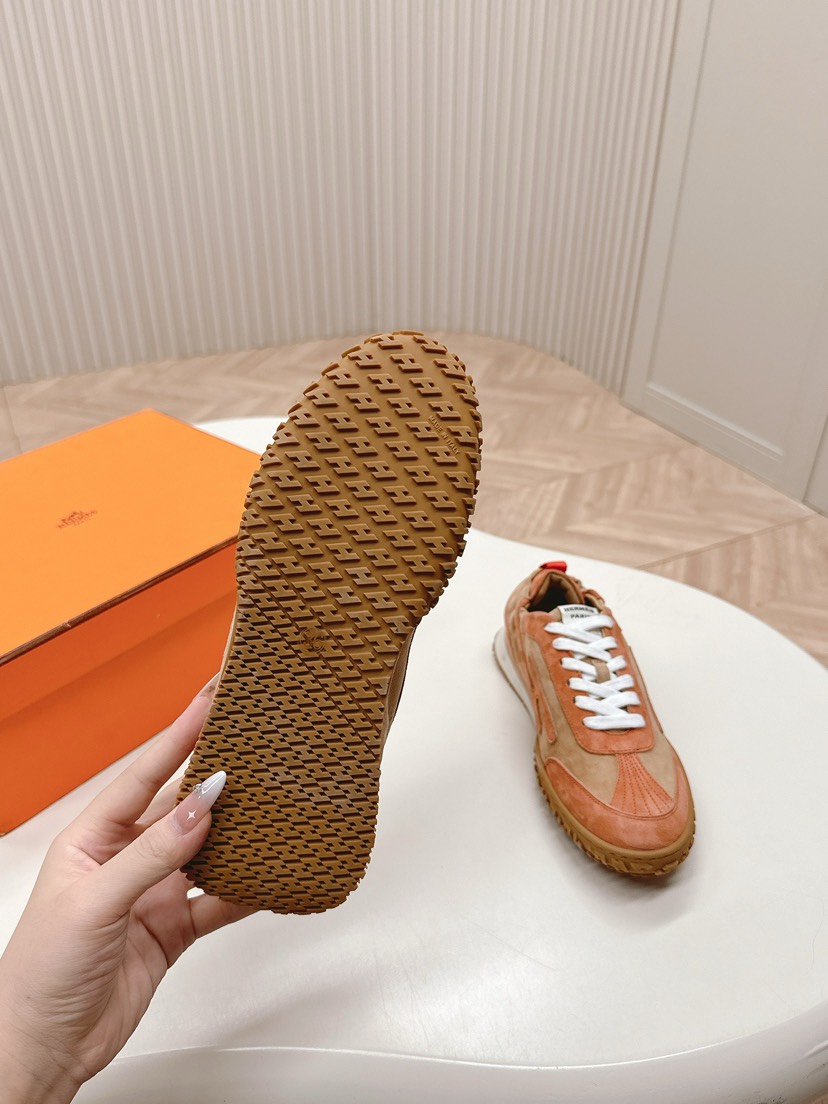 エルメス「Hermès」エルメス ガニーシューズ / レザースニーカー