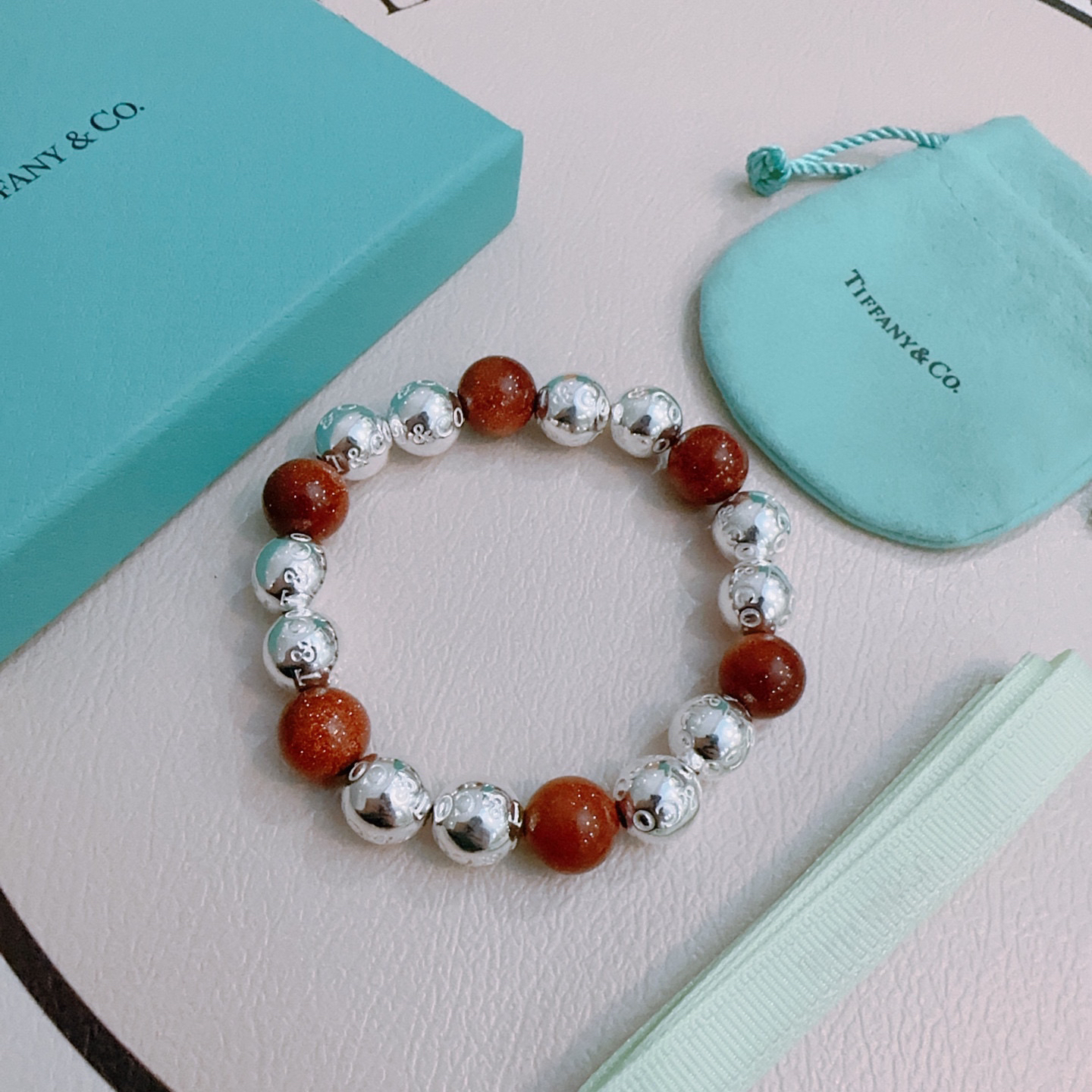 ティファニー「Tiffany & Co.」ポリッシュドシルバーリンク ブレスレット