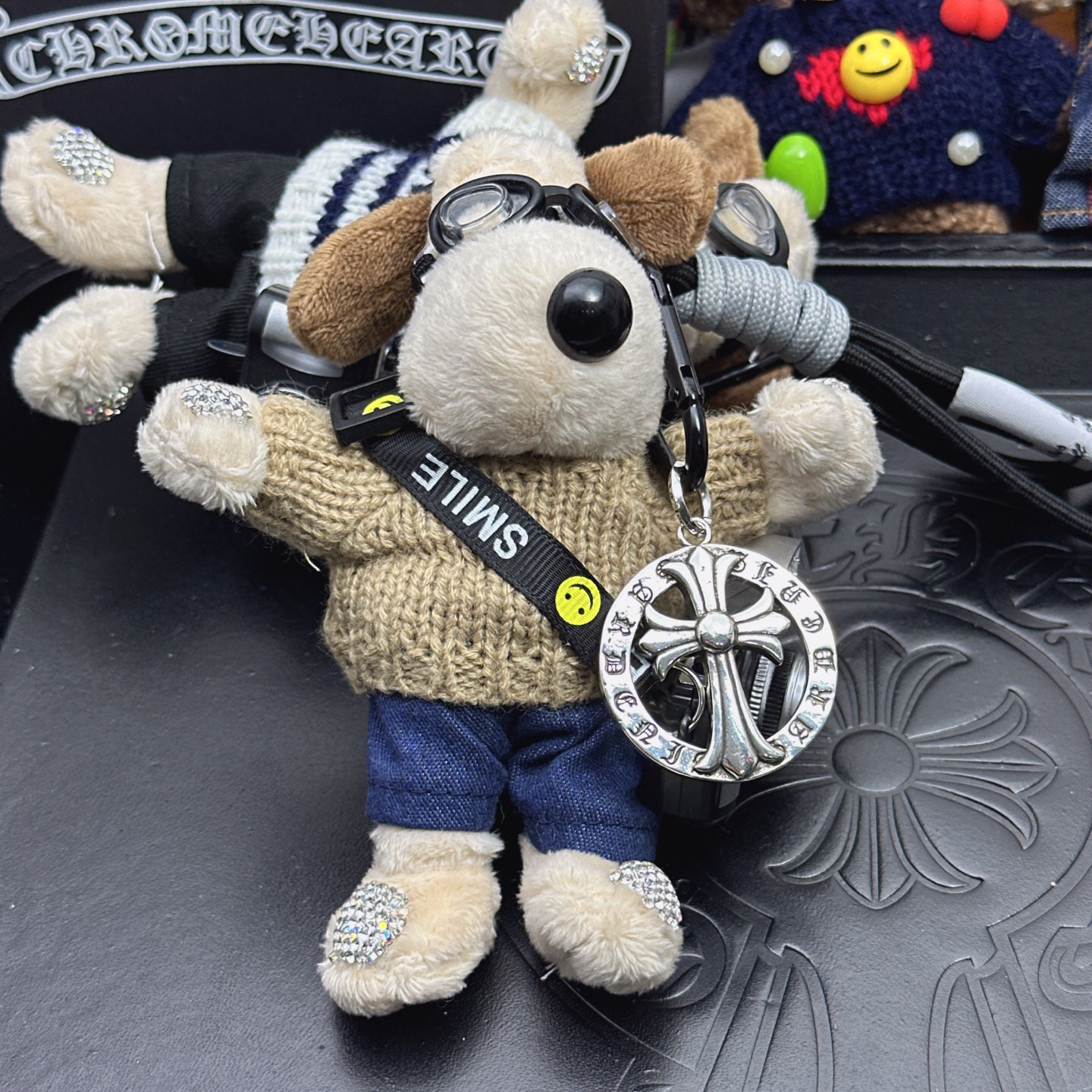 クロムハーツ「Chrome Hearts」バッグチャーム - すべてのトレンドバッグに合わせて、クールでキュートなスタイルを