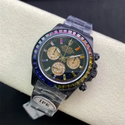 ロレックス「Rolex」コスモグラフ デイトナ レインボー メカニカル ウォッチ 40MM